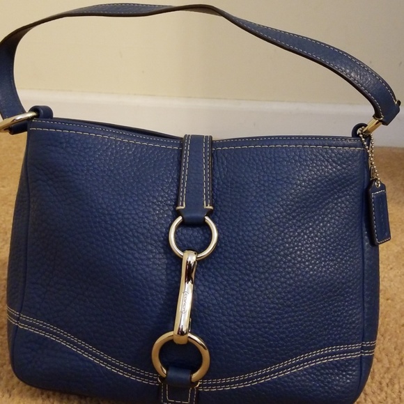 Coach Handbags - Coach Navy Blue Handbag